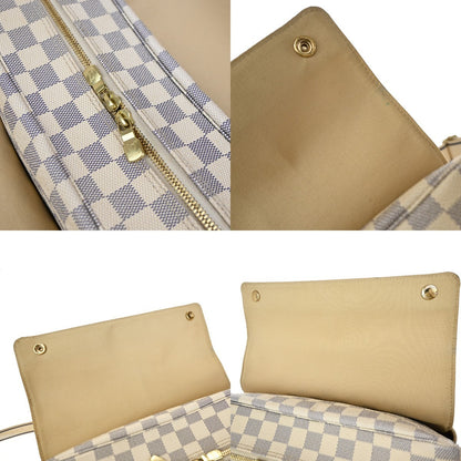 Louis Vuitton Naviglio Damier, White, Canvas, Shoulder Bag