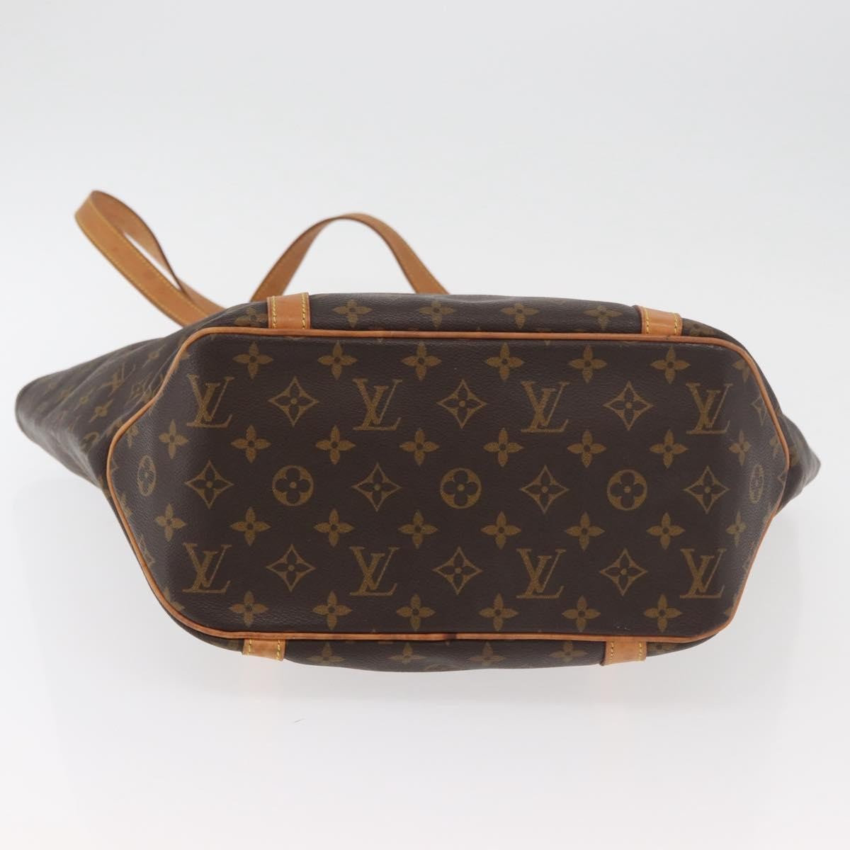 Louis Vuitton Shopping Sac Monogram Canvas, Brown, Canvas, Handbag