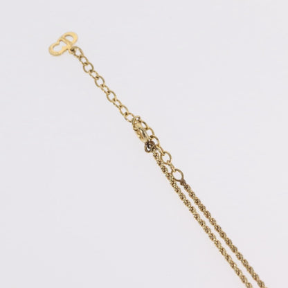 Christian Dior CD Pendant Metal, Gold, Metal, Necklace