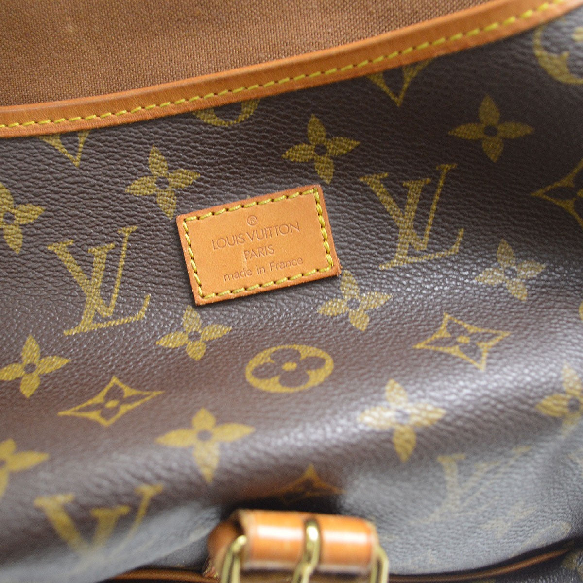 Louis Vuitton Saumur Monogram Canvas, Brown, Canvas, Shoulder Bag