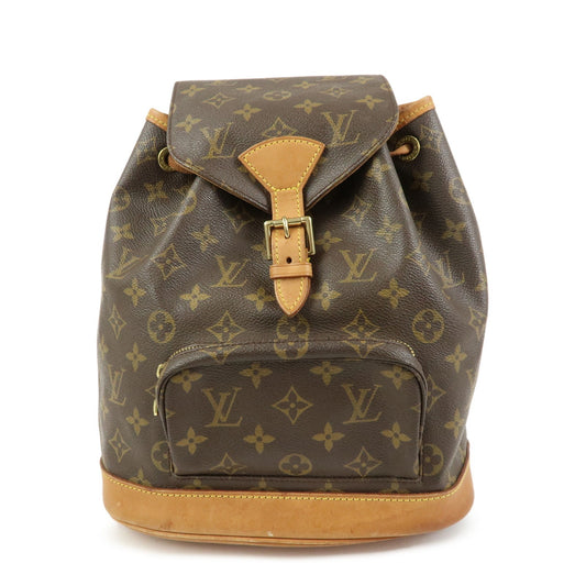 Louis Vuitton Montsouris Monogram Canvas, Brown, Canvas, Backpack