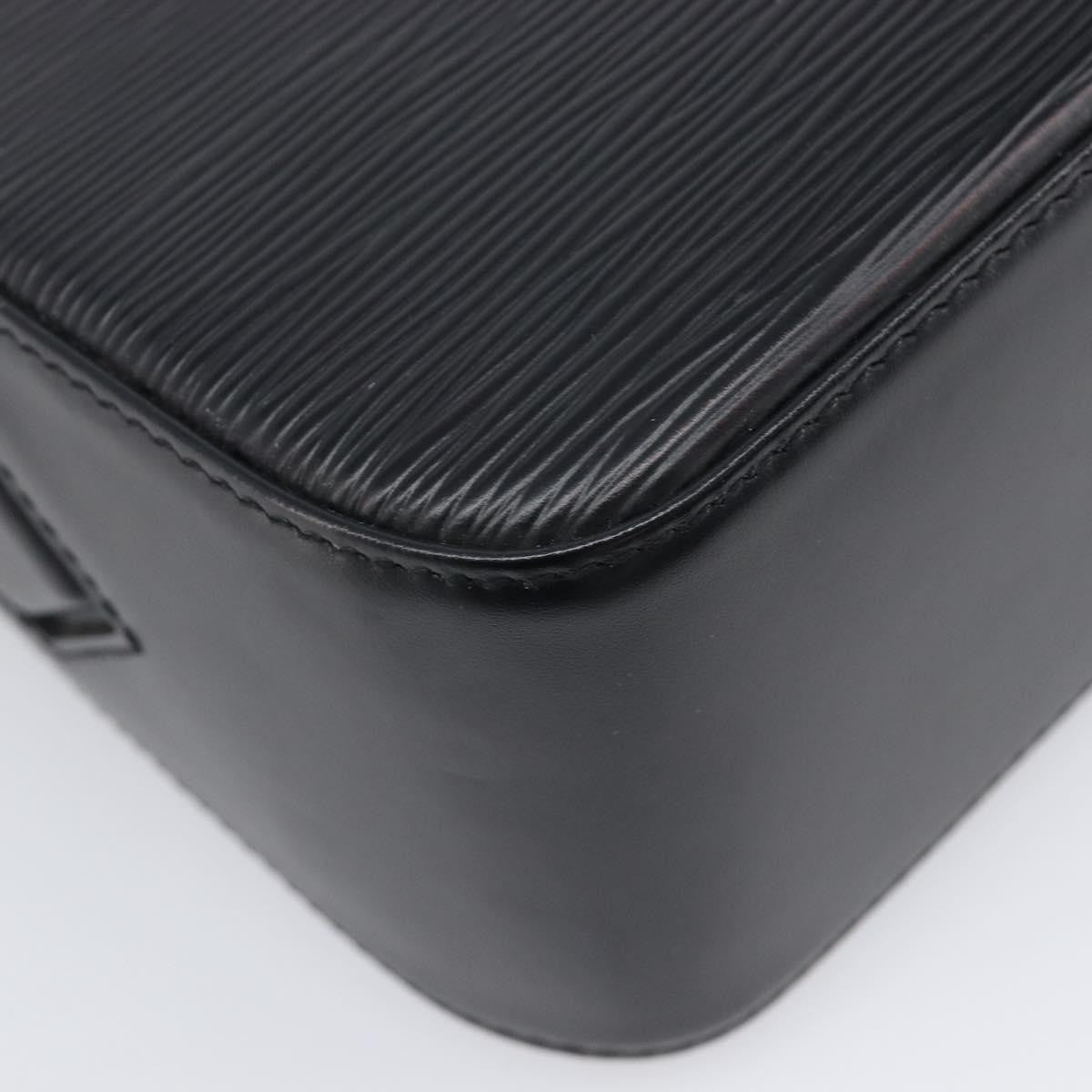 Louis Vuitton Buci Epi Leather, Black, Leather, Handbag