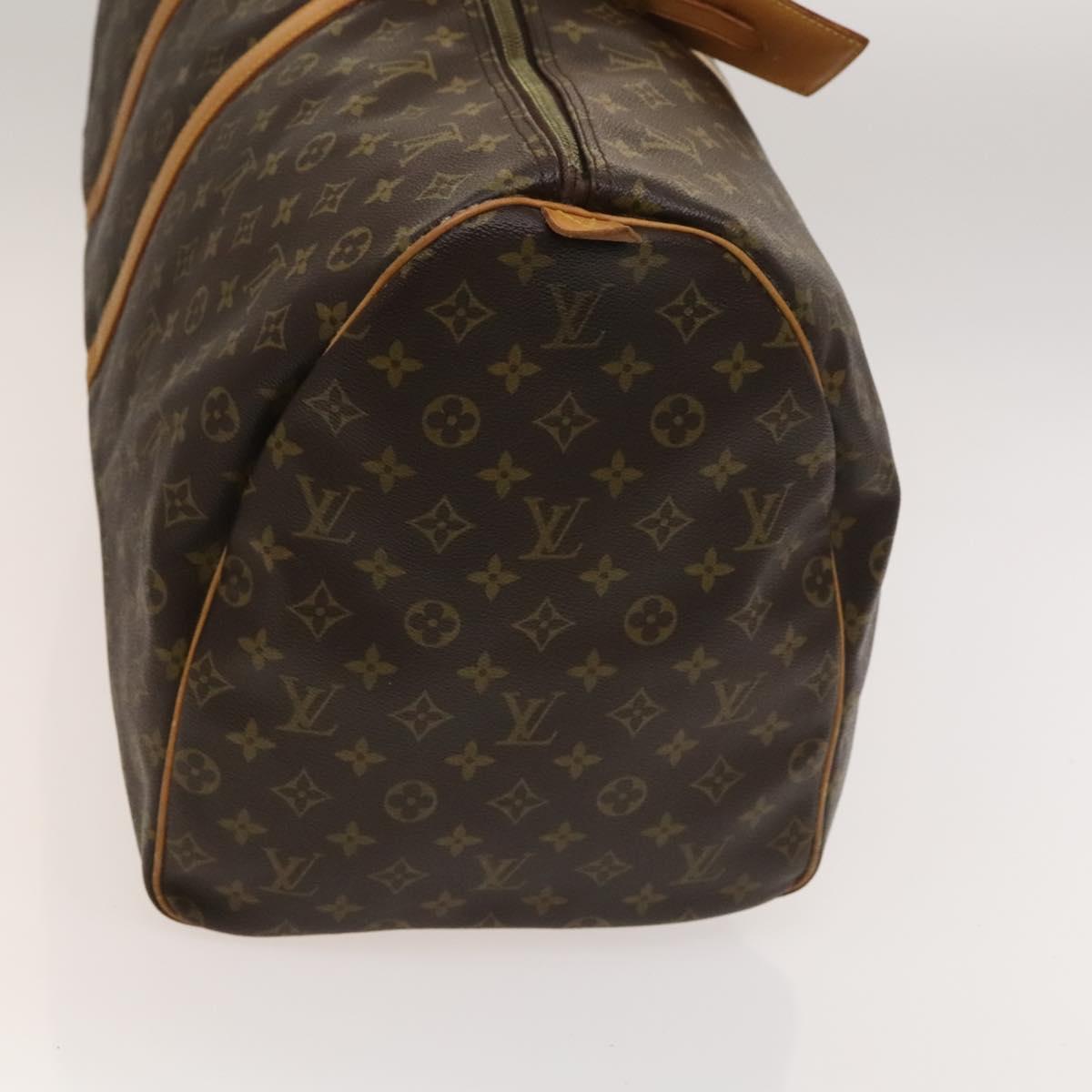 Louis Vuitton Keepall Bag Monogram Canvas, BROWN, CANVAS, Travel bag