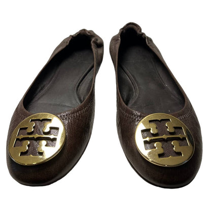 Φλατ μπαλέτο Tory Burch Minnie Travel 39 καφέ