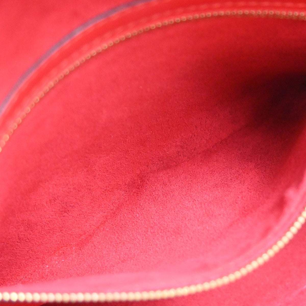 Louis Vuitton Lussac Epi Leather, Red, Leather, Handbag