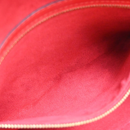 Louis Vuitton Lussac Epi Leather, Red, Leather, Handbag