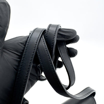 Saint Laurent Kaia Leather, Black, Leather, Shoulder Bag