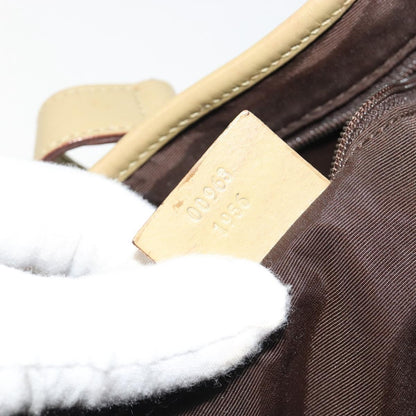 Gucci Web Jackie O Hobo GG Canvas, Beige, Canvas, Shoulder Bag