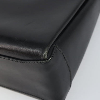 Gucci Vintage Handbag Leather, BLACK, LEATHER, Handbag