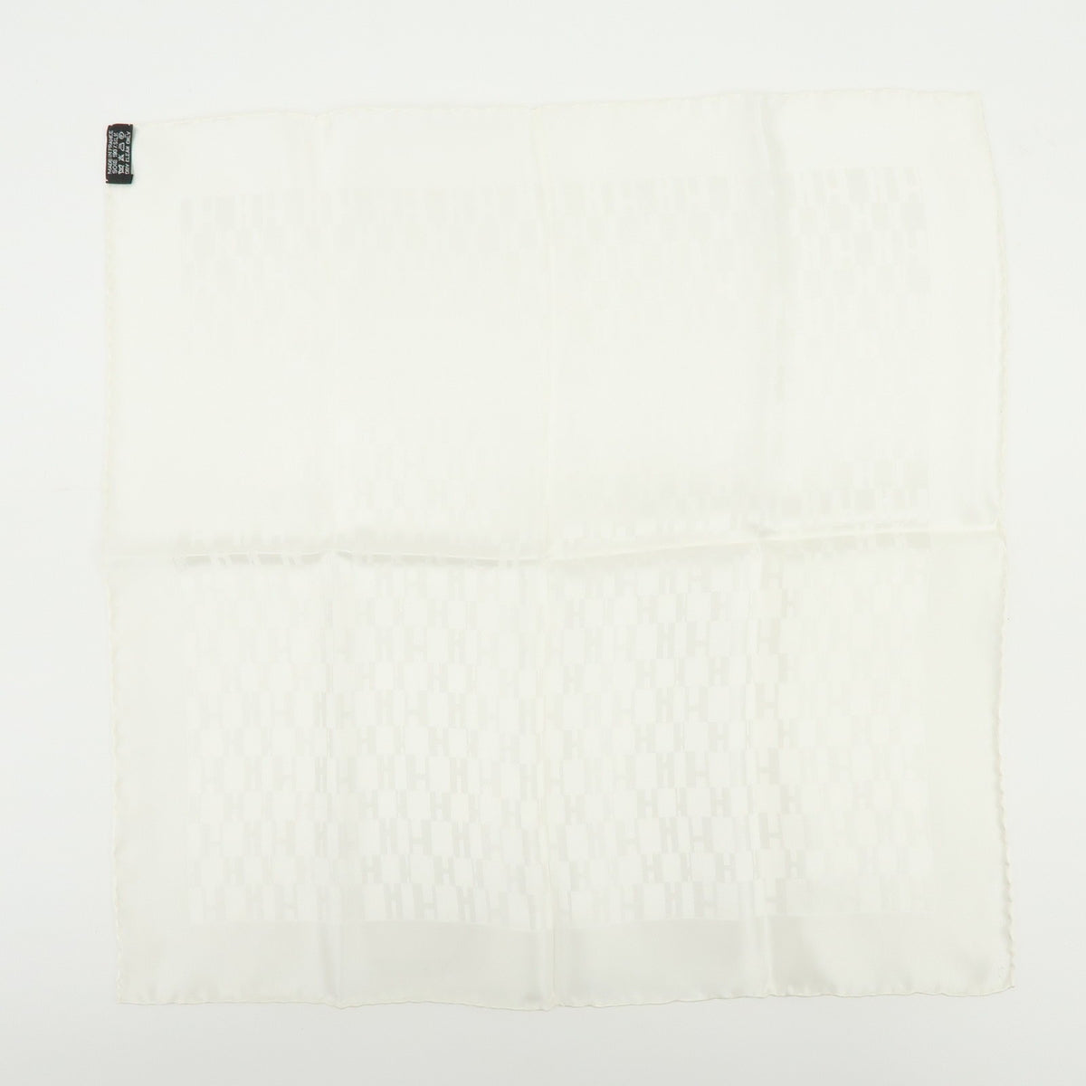 Hermes Carré 40 Silk, White, Silk, Scarf