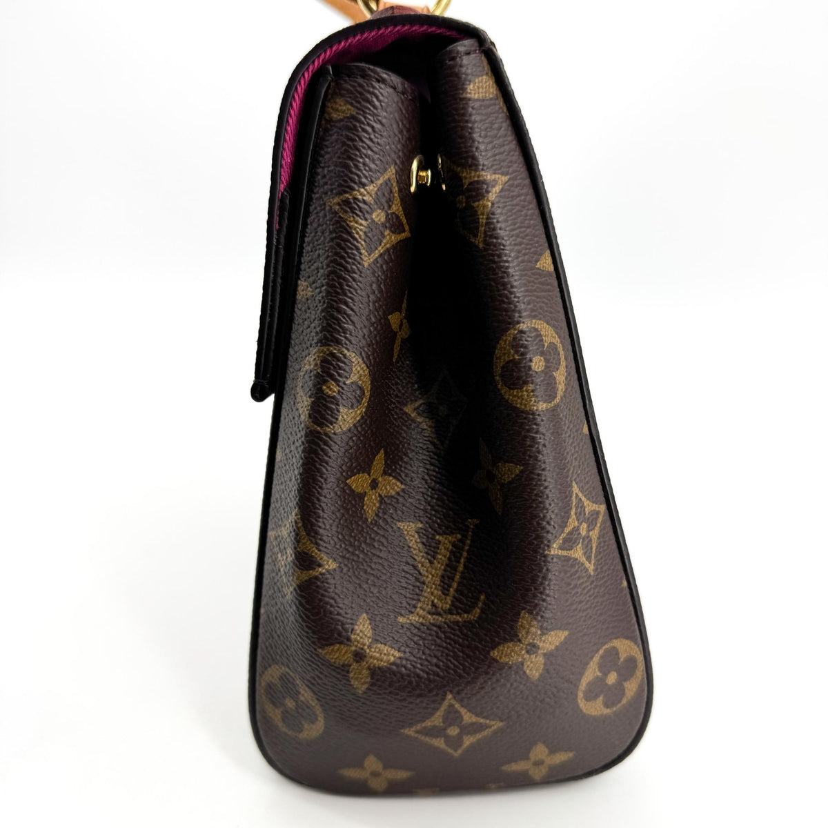 Louis Vuitton Cluny Top Handle Monogram Canvas, Brown, Canvas, Handbag