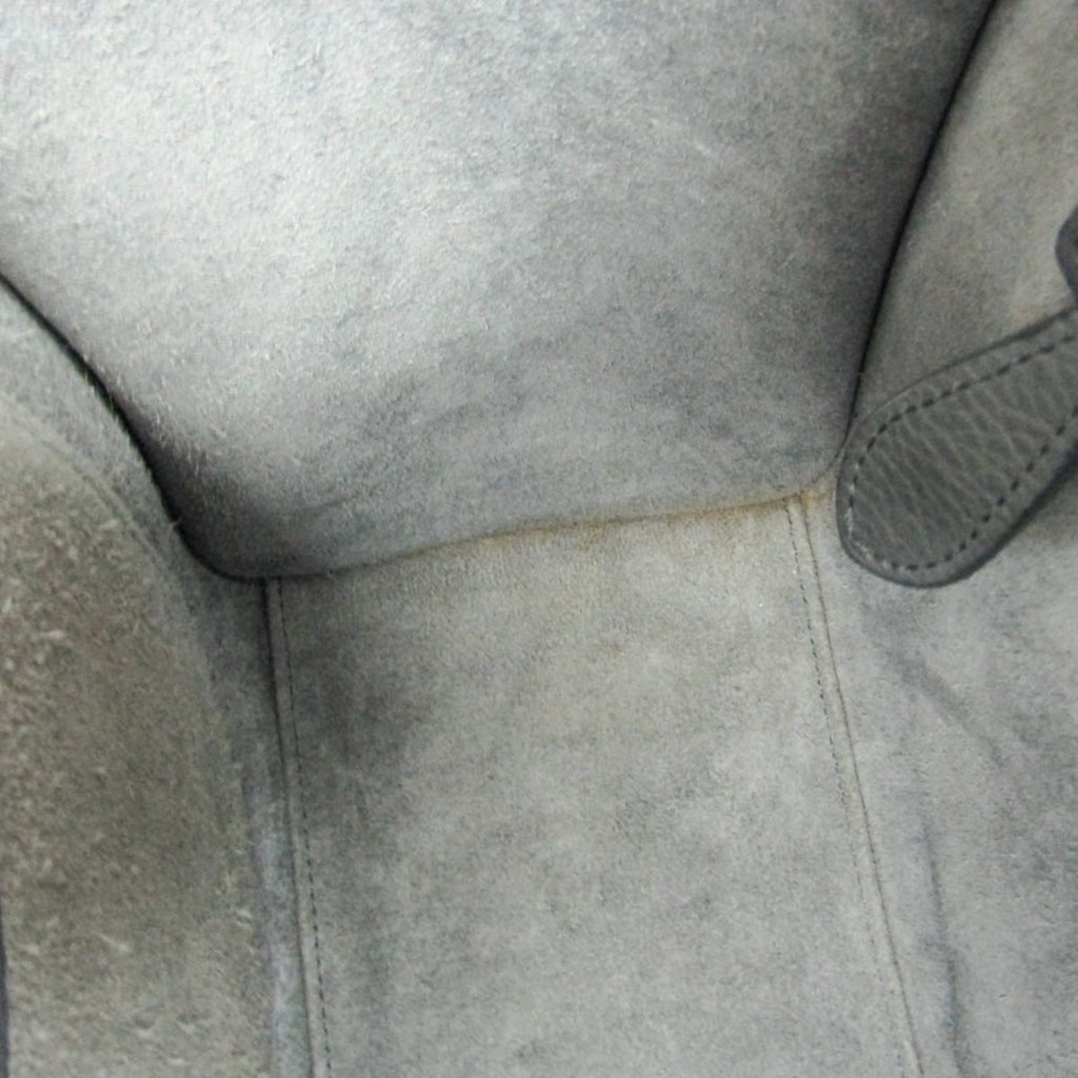 Celine Luggage Smooth Leather, Gray, Leather, Handbag