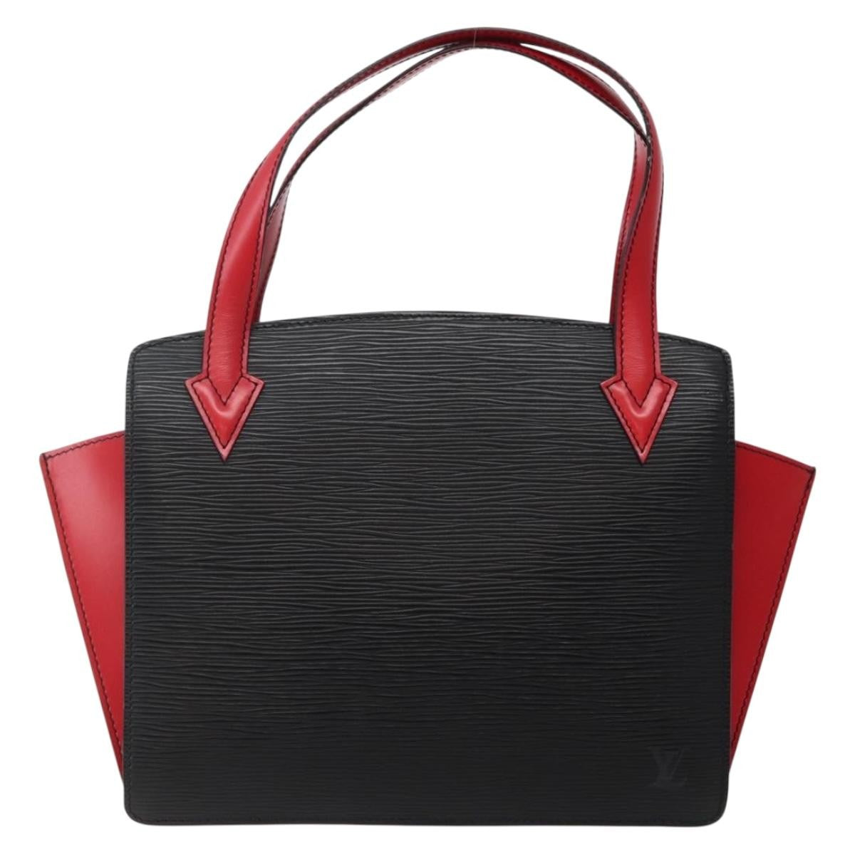 Louis Vuitton Varenne Epi Leather, Black, Leather, Handbag