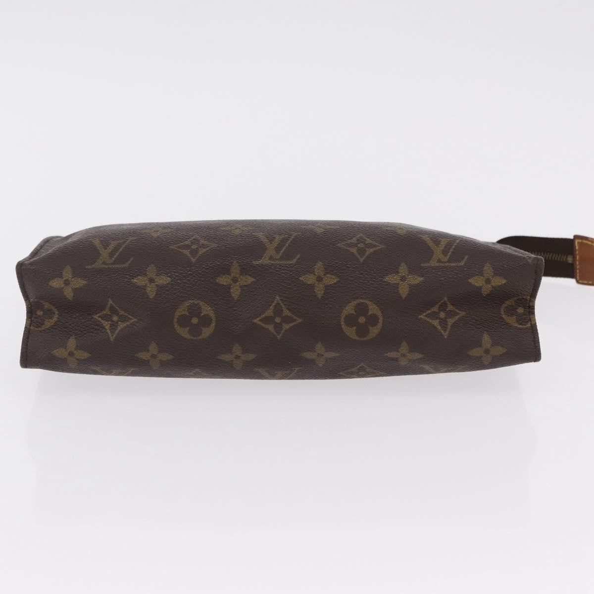 Louis Vuitton Toiletry Pouch Monogram Canvas, Brown, Canvas, Clutch