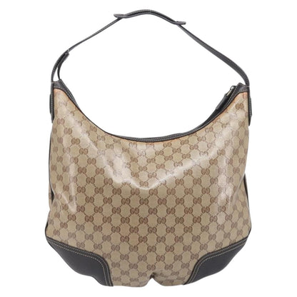 Gucci Nice Hobo Patent Canvas, Beige, Canvas, Shoulder Bag