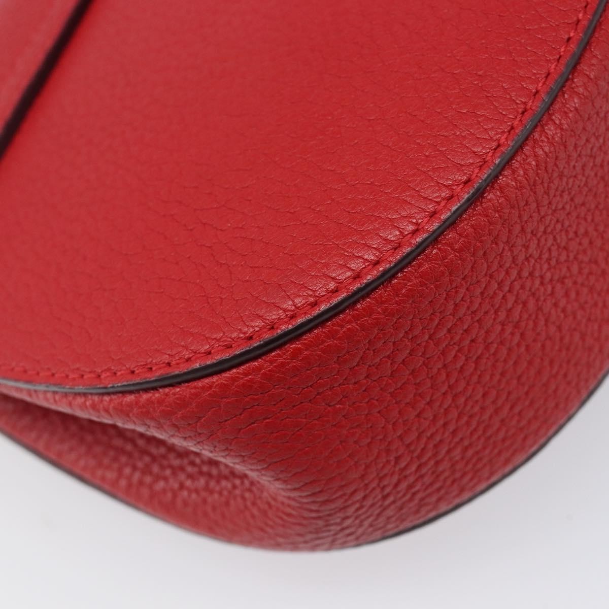 Chloe Drew Leather, Red, Leather, Crossbody Bag