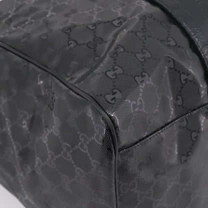 Gucci Indy Tote PVC Leather, Black, PVC, Tote Bag