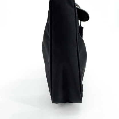 Prada Re-Edition Velvet, Black, Nylon, Shoulder Bag
