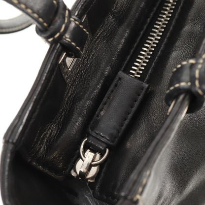 Prada Nappa Acciaio Tote bag, BLACK, LEATHER, Tote bag