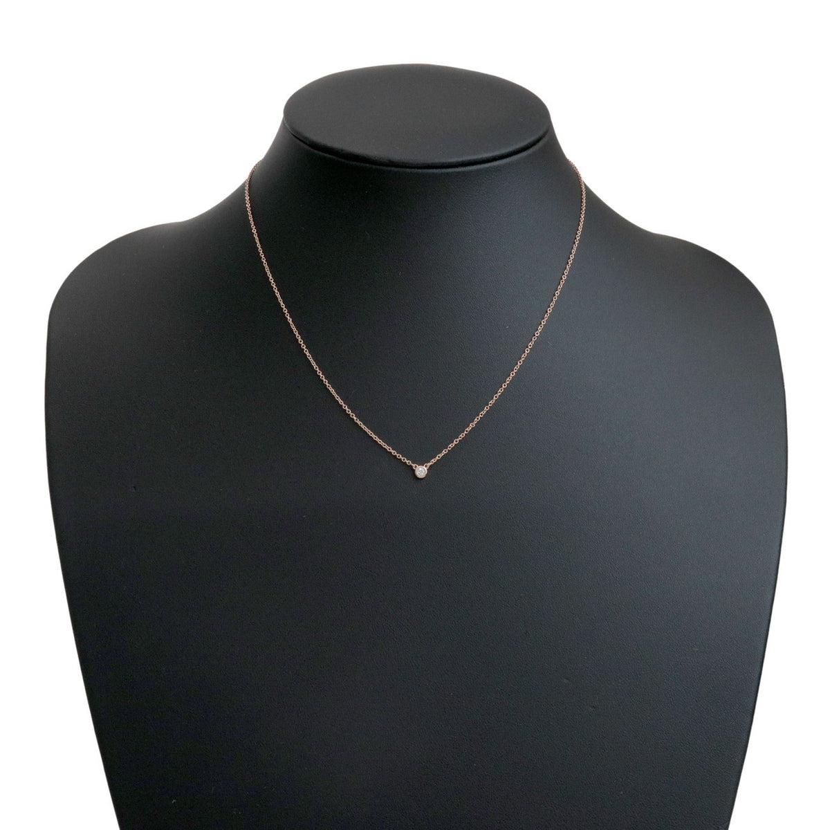Tiffany & Co. Elsa Peretti Diamonds By The Yard Pendant 18K Rose Gold, Gold, Rose Gold, Necklace