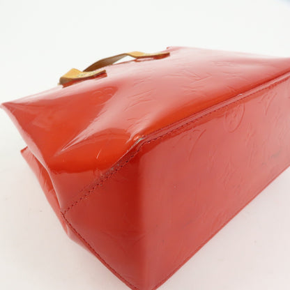 Louis Vuitton Reade Monogram Vernis, Red, Patent Leather, Handbag