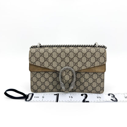 Gucci Dionysus GG Coated Canvas, Brown, Canvas, Handbag