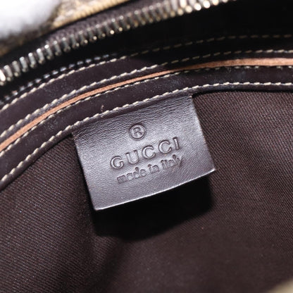 Gucci Front Zip Pocket Messenger GG Coated Canvas, Beige, Canvas, Shoulder Bag