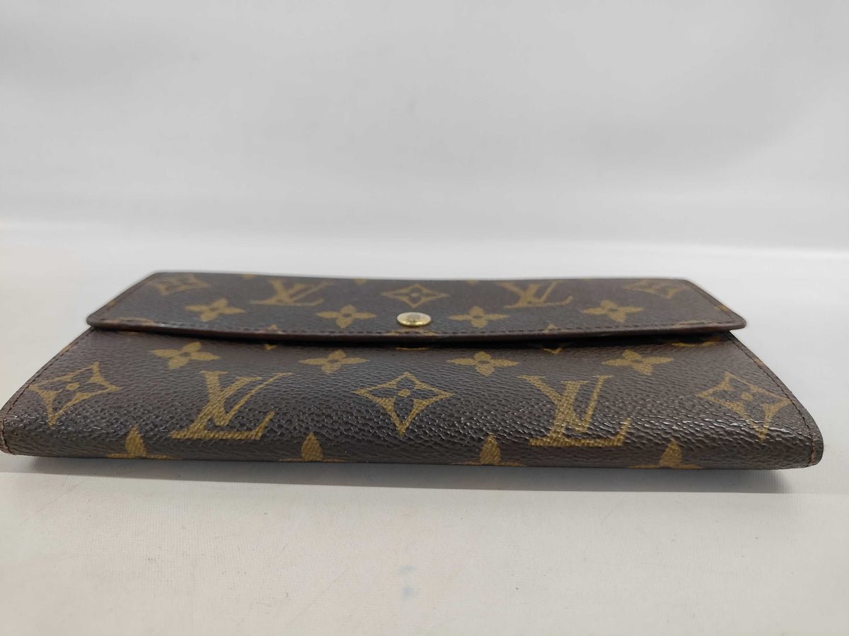 Louis Vuitton Sarah Monogram Canvas, Brown, Canvas, Wallet