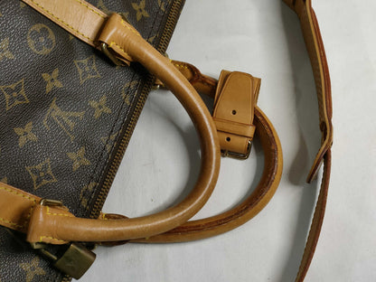 Louis Vuitton Keepall Monogram Canvas, Brown, Canvas, Travel Bag