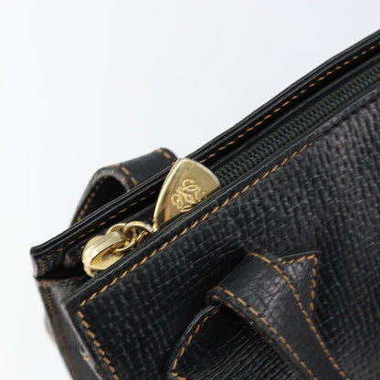 Loewe Tote Leather, Black, Leather, Tote Bag