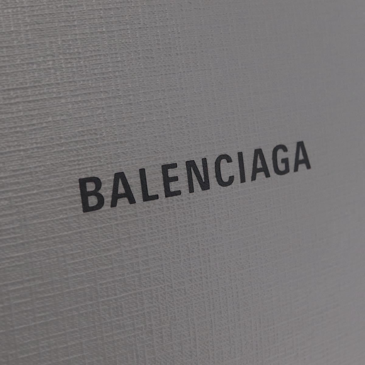 Balenciaga Shopping Leather, Gray, Leather, Tote Bag