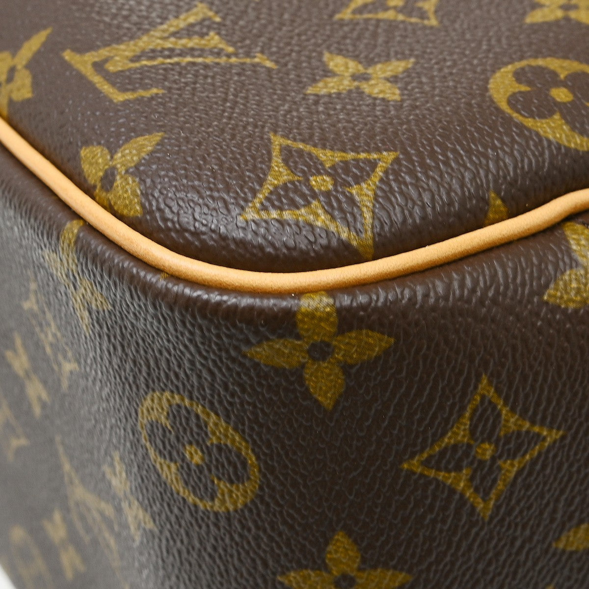 Louis Vuitton Deauville Monogram, Brown, Canvas, Handbag