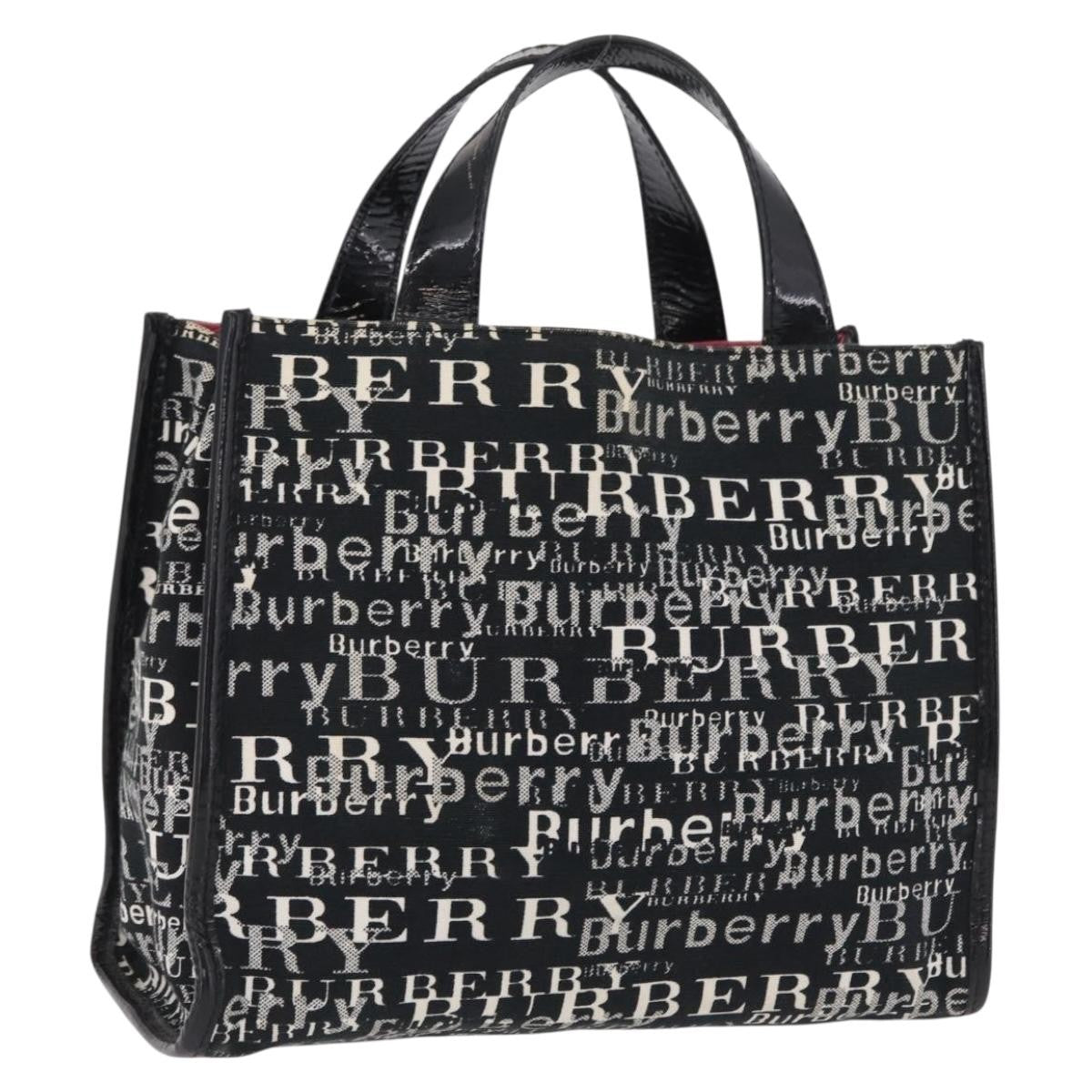 Burberry Logo Trench Nylon, Black, Canvas, Tote Bag