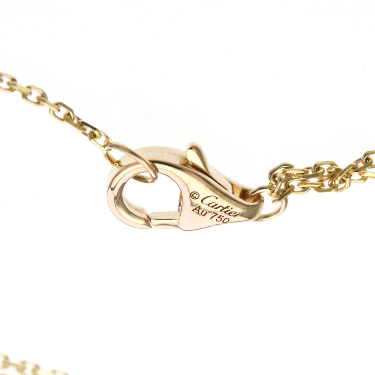 Cartier Trinity Choker 18K Tricolor Gold, Gold, Gold, Necklace