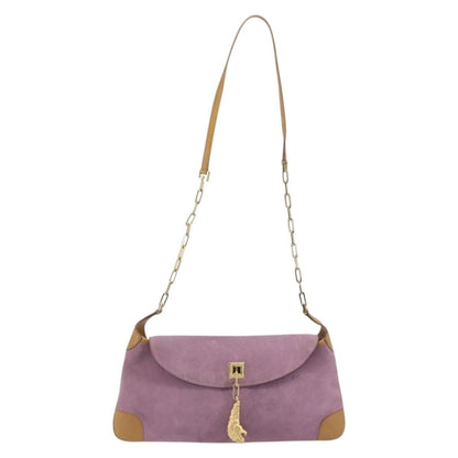 Gucci Tiger Charm Suede, Multicolour, Suede, Shoulder Bag