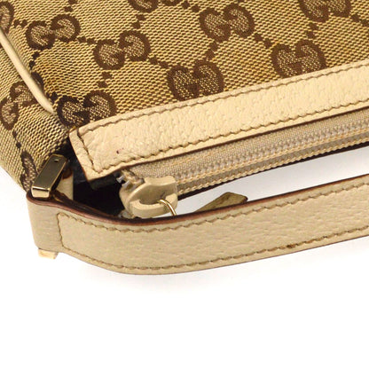 Gucci Jolicoeur Pochette GG Canvas, Beige, Canvas, Clutch