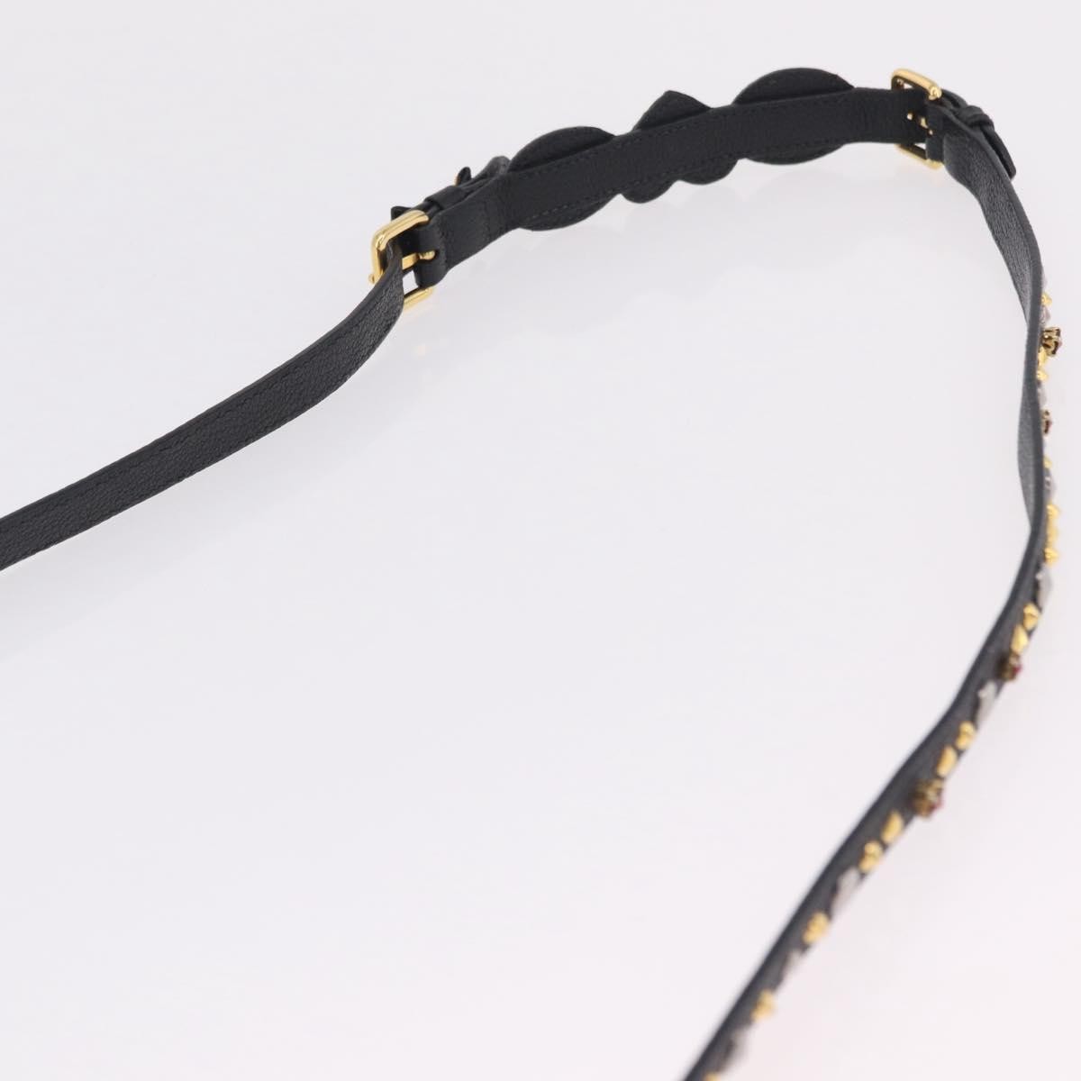 Miu Miu Shoulder Leather, Black, Leather, Shoulder Bag
