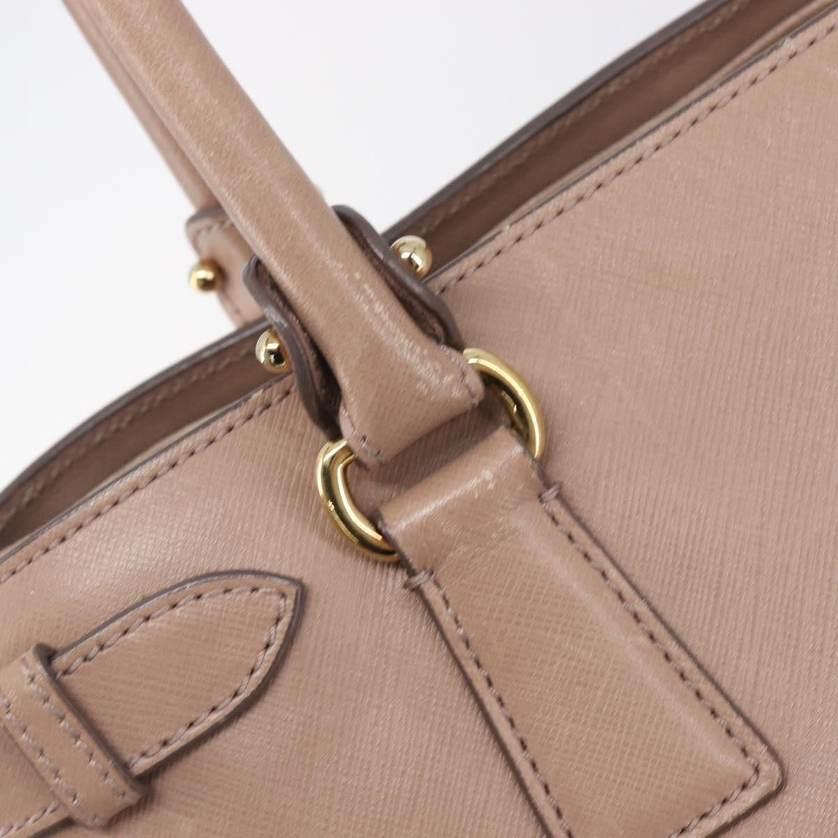 Salvatore Ferragamo Batik Leather, Beige, Leather, Tote Bag