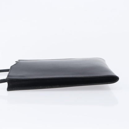 Hermes Onimaitou Leather, Black, Leather, Shoulder Bag