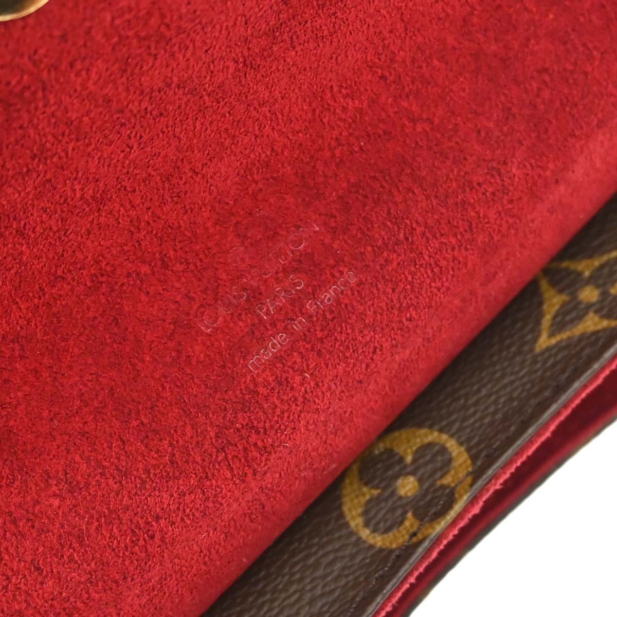 Louis Vuitton Sonatine Monogram Canvas, Brown, Canvas, Handbag
