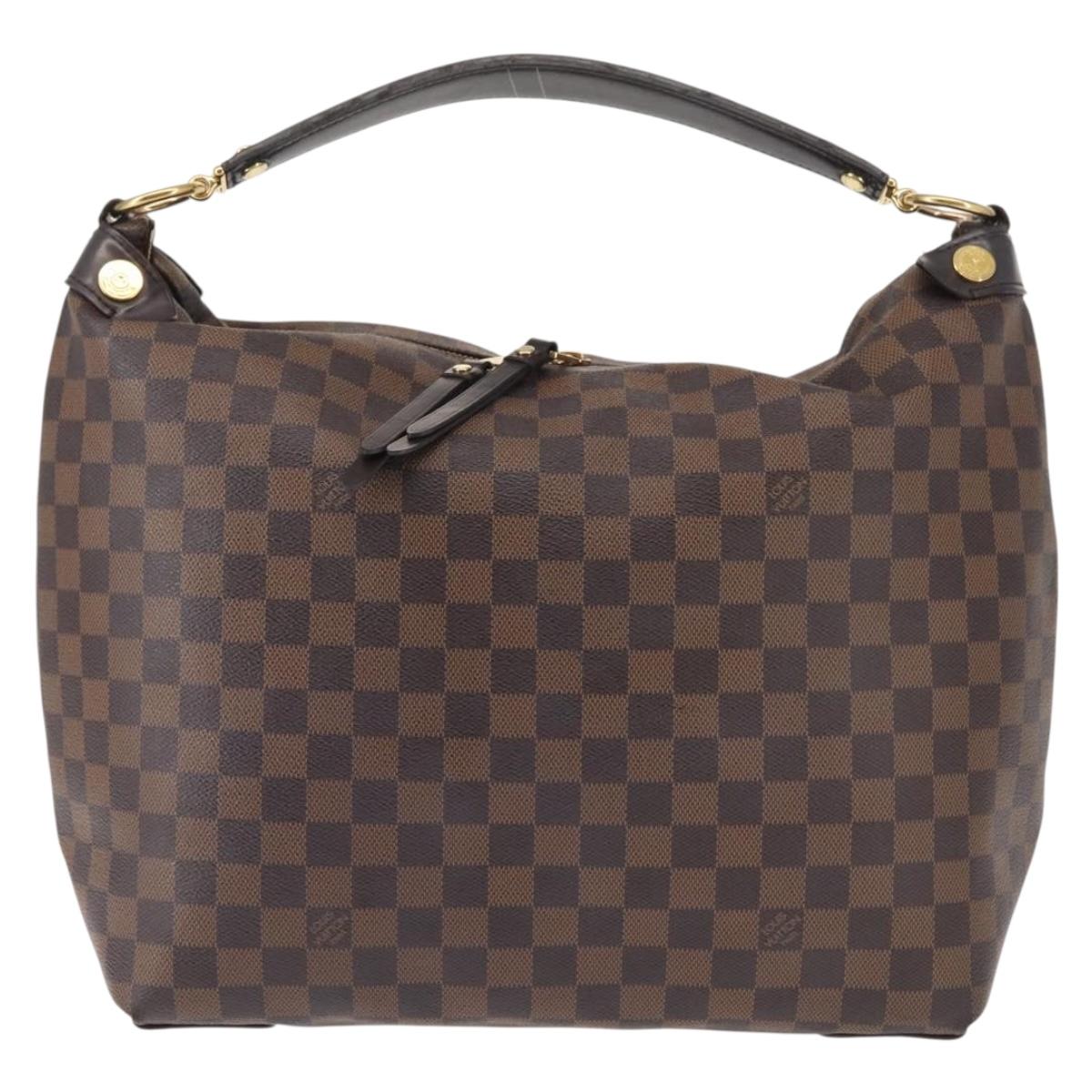 Louis Vuitton Duomo Hobo Damier, BROWN, CANVAS, Shoulder bag