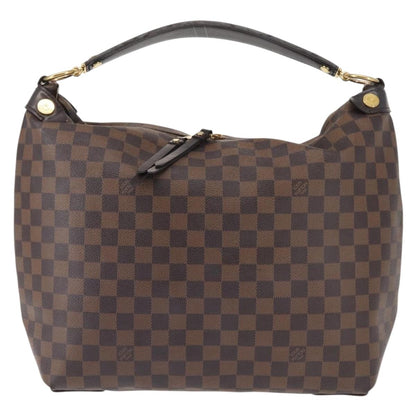 Louis Vuitton Duomo Hobo Damier, BROWN, CANVAS, Shoulder bag