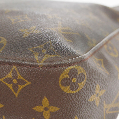 Louis Vuitton Looping Monogram Canvas, Brown, Canvas, Handbag