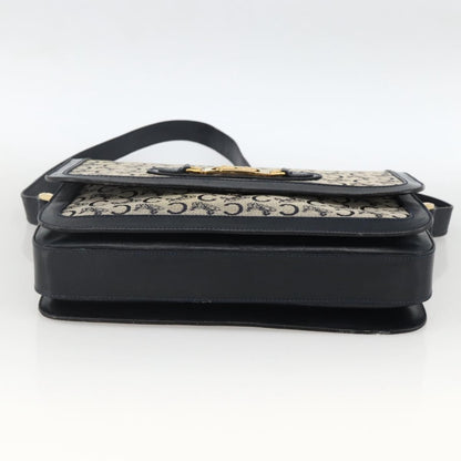 Celine C Sulky Horse carriage Canvas, Navy, Canvas, Handbag