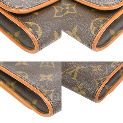 Louis Vuitton Twin Monogram, Brown, Canvas, Clutch