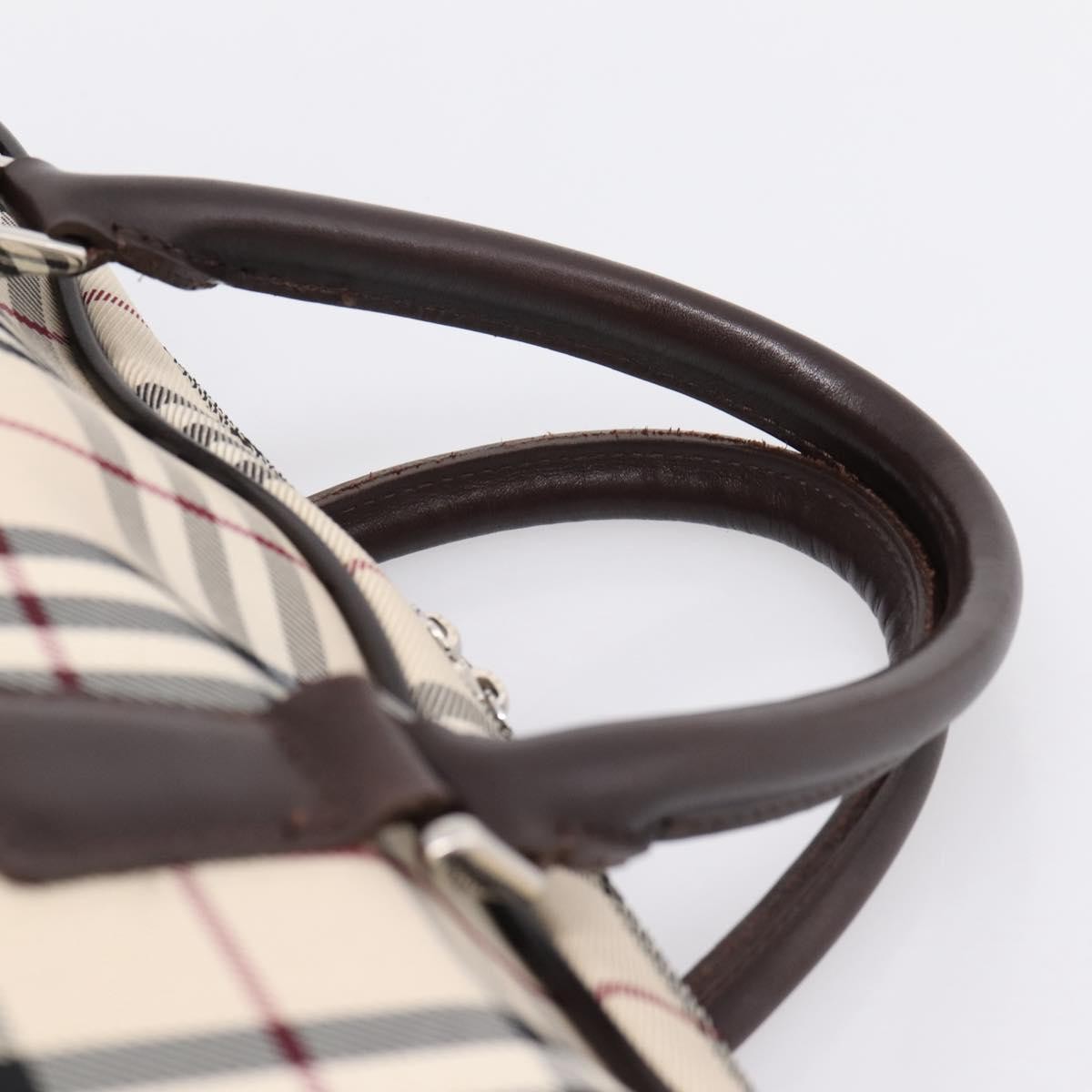 Burberry Boston Nova Check Canvas, Beige, Nylon, Handbag