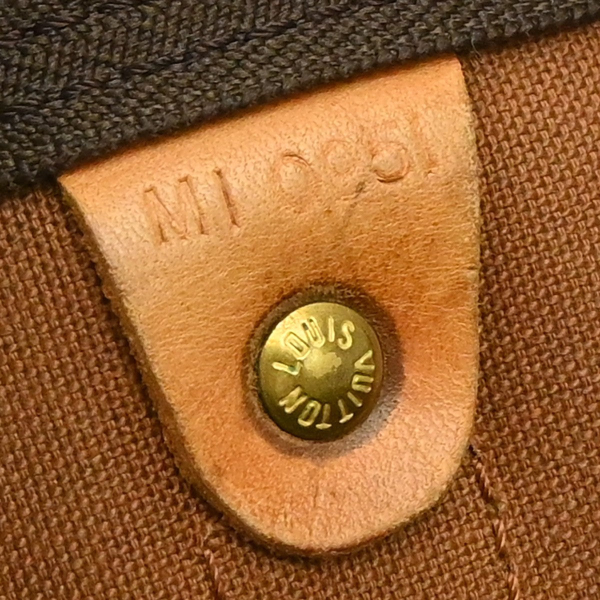 Louis Vuitton Keepall Monogram, Brown, Canvas, Travel Bag