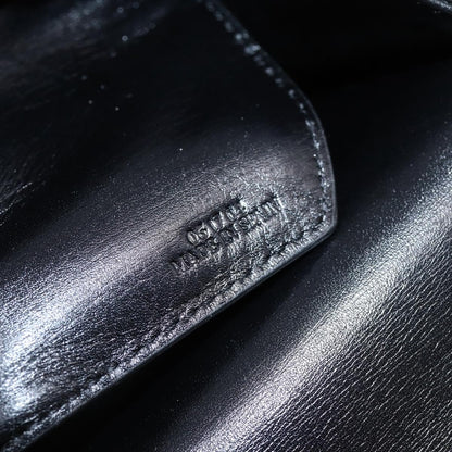 Loewe Barcelona Printed Leather, Black, Leather, Shoulder Bag