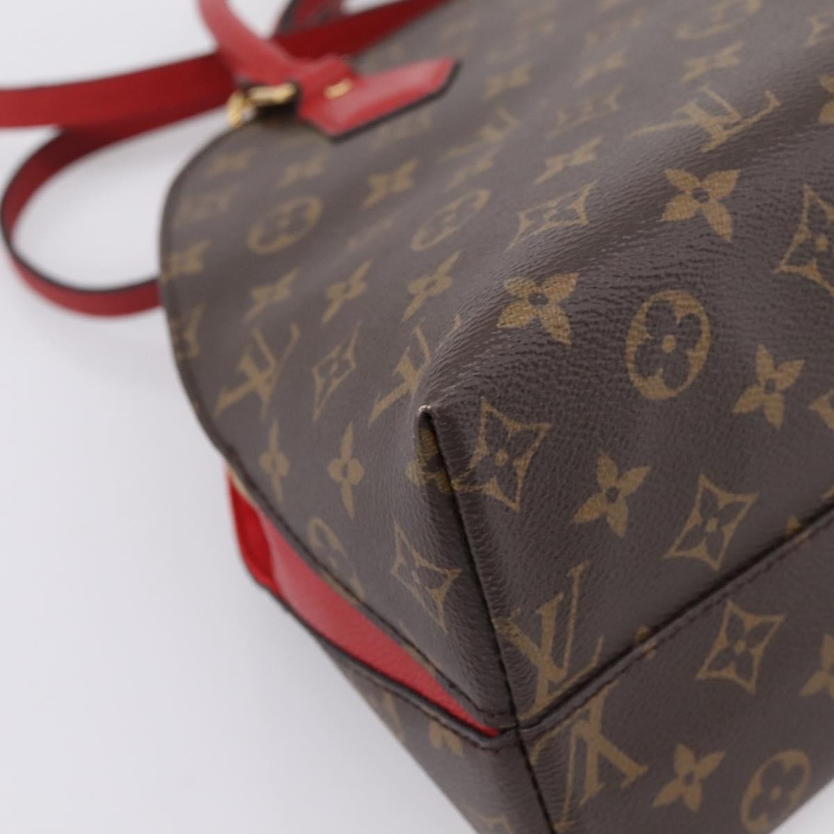 Louis Vuitton Alma BNB Monogram Canvas with Leather, Brown, Canvas, Handbag