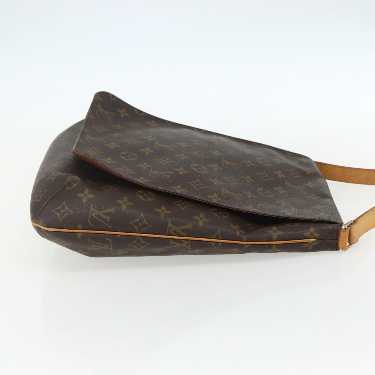 Louis Vuitton Musette Salsa Handbag Monogram Canvas, BROWN, CANVAS, Shoulder bag